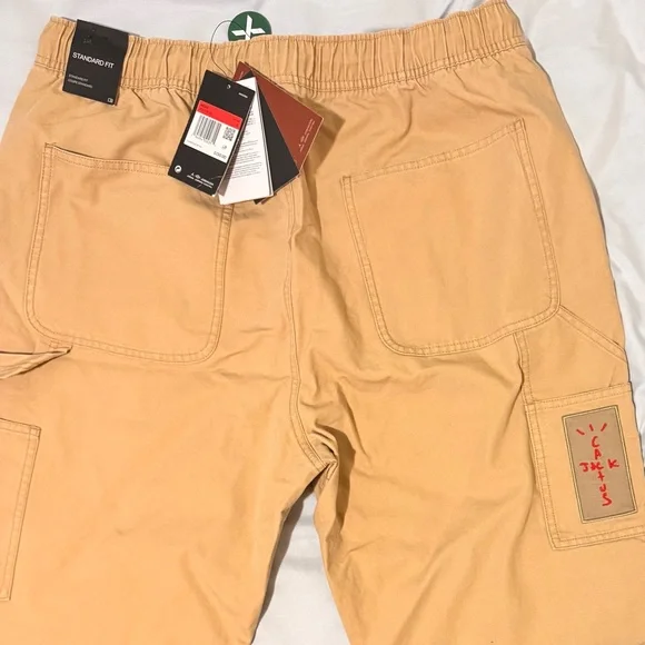 Travis Scott Cactus Jack x Jordan Canvas Pant Desert/Khaki/University Red